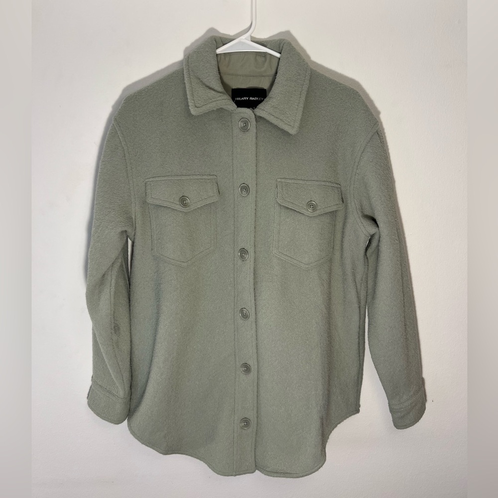 Hilary Radley Tea Green Wool Jacket 💚